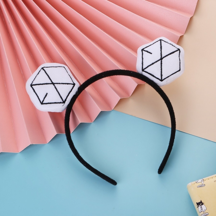 EXO  Star surrounding plush hair band price for 5pcs