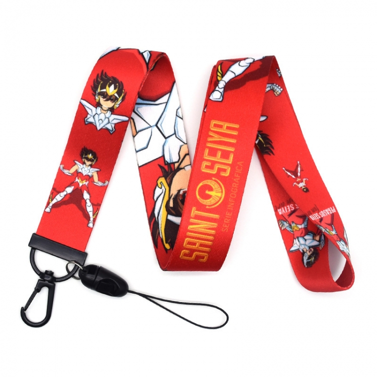 Saint Seiya Anime lanyard mobile phone rope 45cm price for 10 pcs