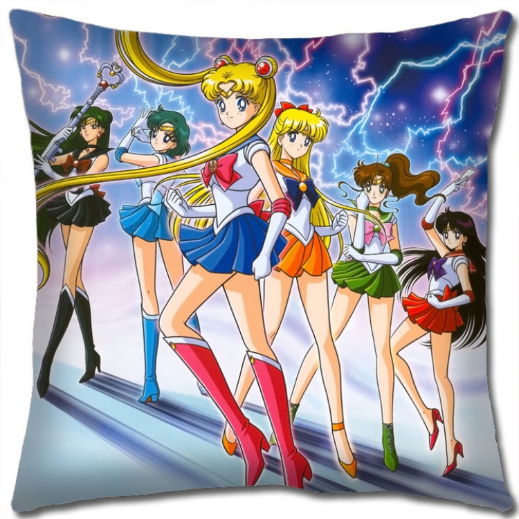 sailormoon Anime square full-color pillow cushion 45X45CM NO FILLING M2-12