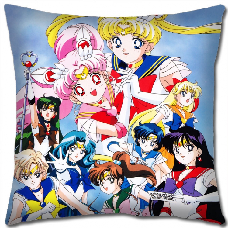 Sailormoon Anime square full-color pillow cushion 45X45CM NO FILLING M2-44