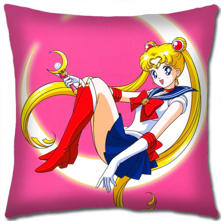 sailormoon Anime square full-color pillow cushion 45X45CM NO FILLING  M2-150