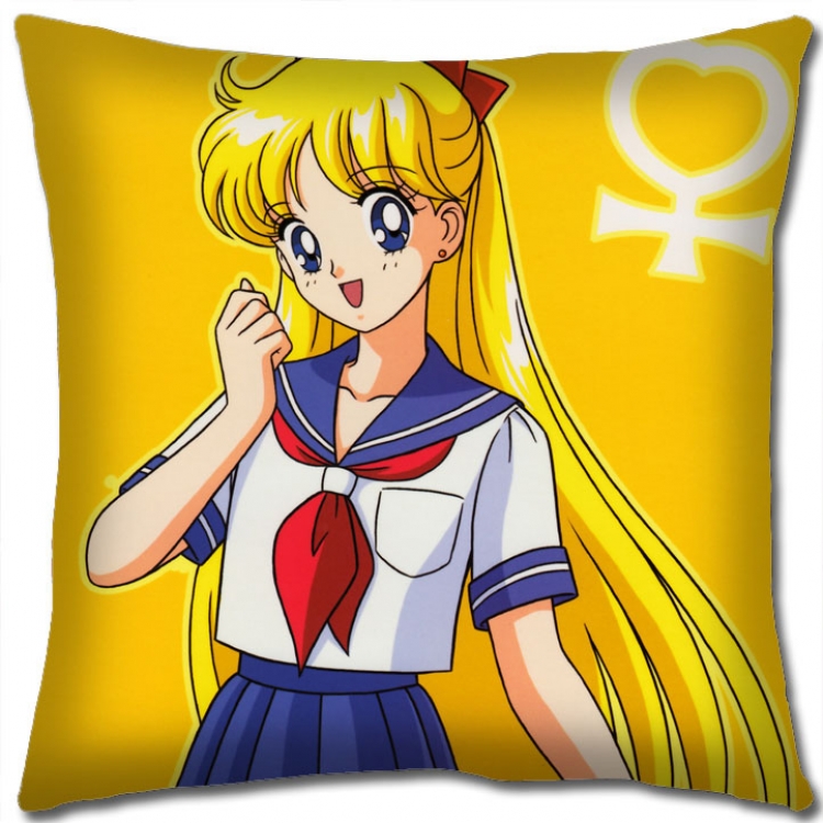 sailormoon Anime square full-color pillow cushion 45X45CM NO FILLING  M2-193