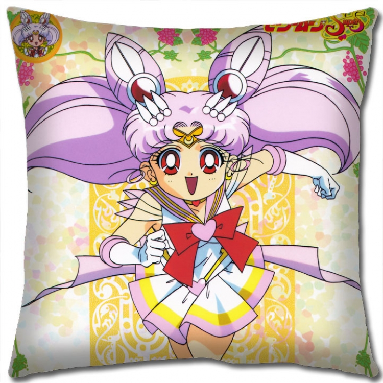 sailormoon Anime square full-color pillow cushion 45X45CM NO FILLING   M2-164