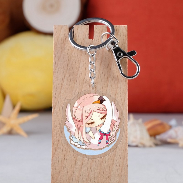 Sweet bite marks  Anime acrylic Key Chain price for 5 pcs 2542