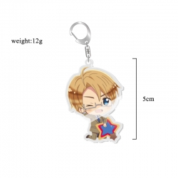 Hetalia Anime acrylic Key Chai...