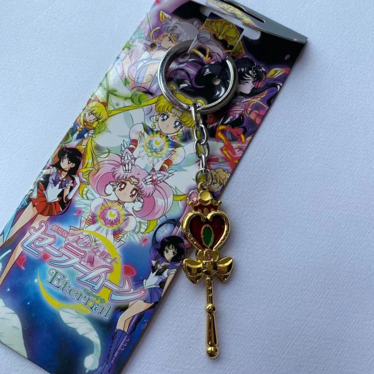 sailormoon  Anime cartoon metal keychain pendant price for 5 pcs