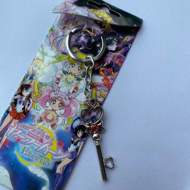 sailormoon  Anime cartoon metal keychain pendant price for 5 pcs