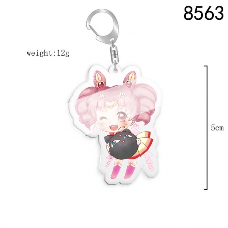 sailormoon Anime acrylic Key Chain  price for 5 pcs 8563