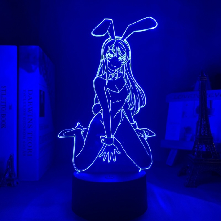 DARLING in the FRANX 3D night light USB touch switch colorful acrylic table lamp