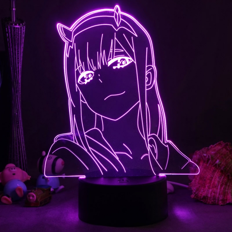 DARLING in the FRANX 3D night light USB touch switch colorful acrylic table lamp 