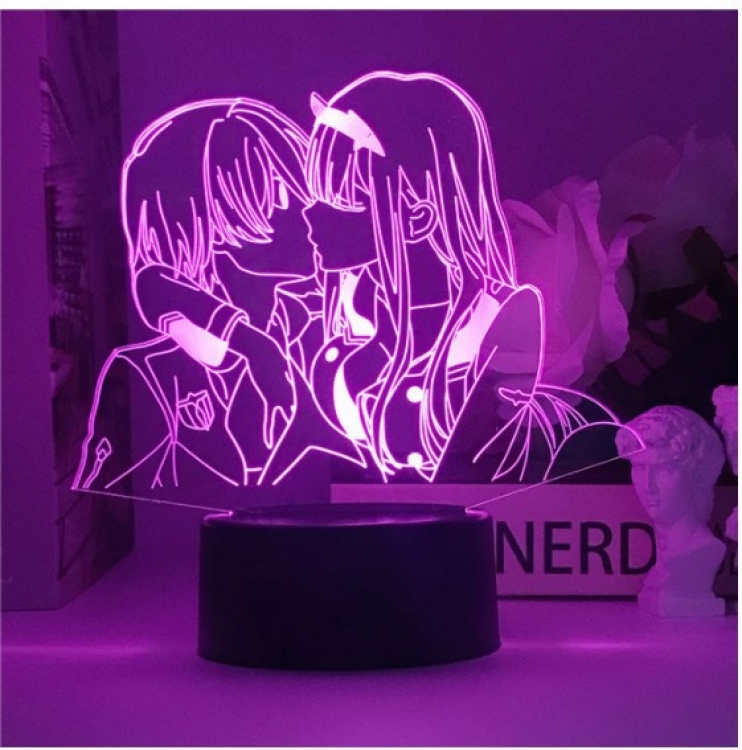 DARLING in the FRANX 3D night light USB touch switch colorful acrylic table lamp 