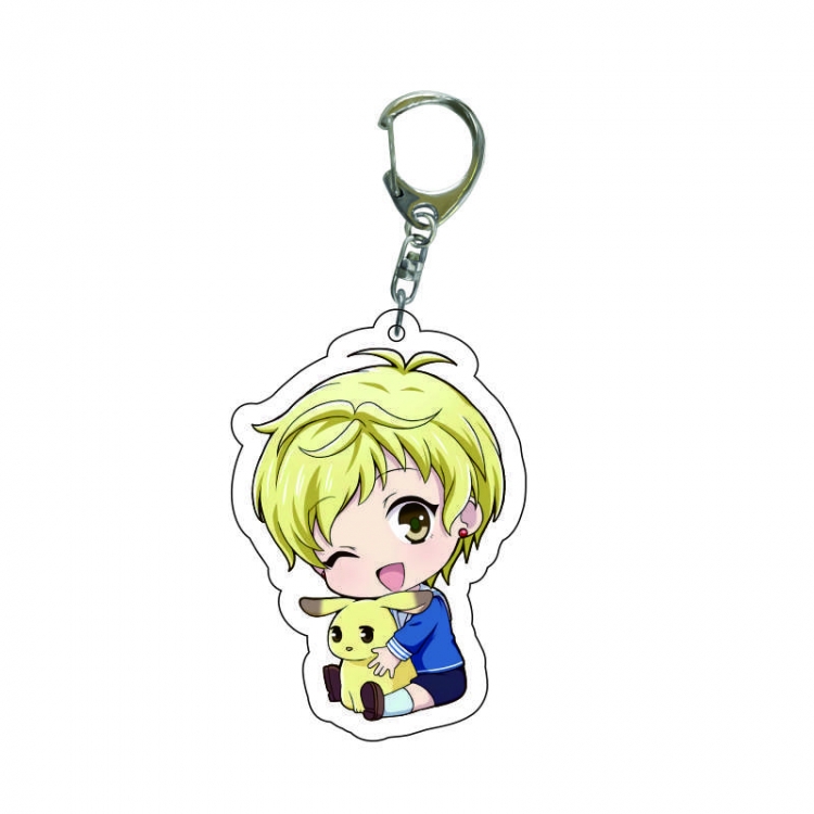 Fruits Basket Anime acrylic Key Chain  price for 5 pcs  7761