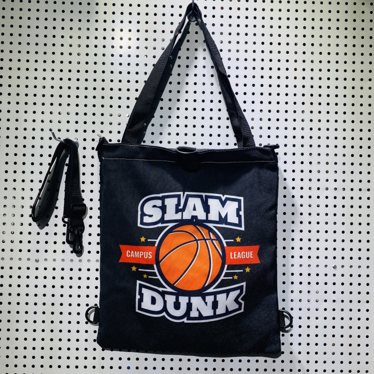 Slam Dunk Double-sided color picture canvas shoulder bag storage bag 33X32cm