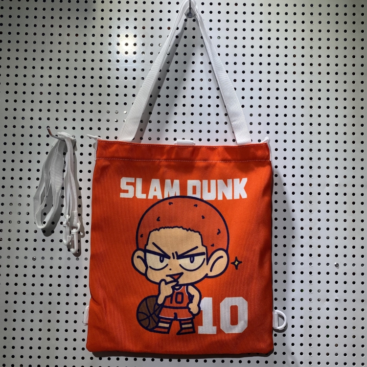 Slam Dunk Double-sided color picture canvas shoulder bag storage bag 33X32cm