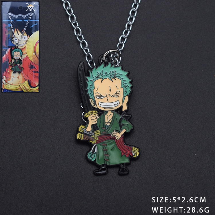 One Piece Anime cartoon metal necklace pendant style A price for 5 pcs