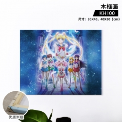 sailormoon Anime wooden frame ...