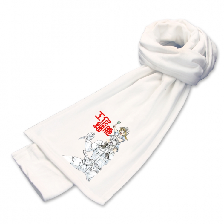 Working cell Anime mink fleece scarf