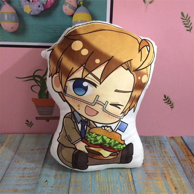 Hetalia  Anime Double Sided Color Pattern Heterosexual Pillow Cushion