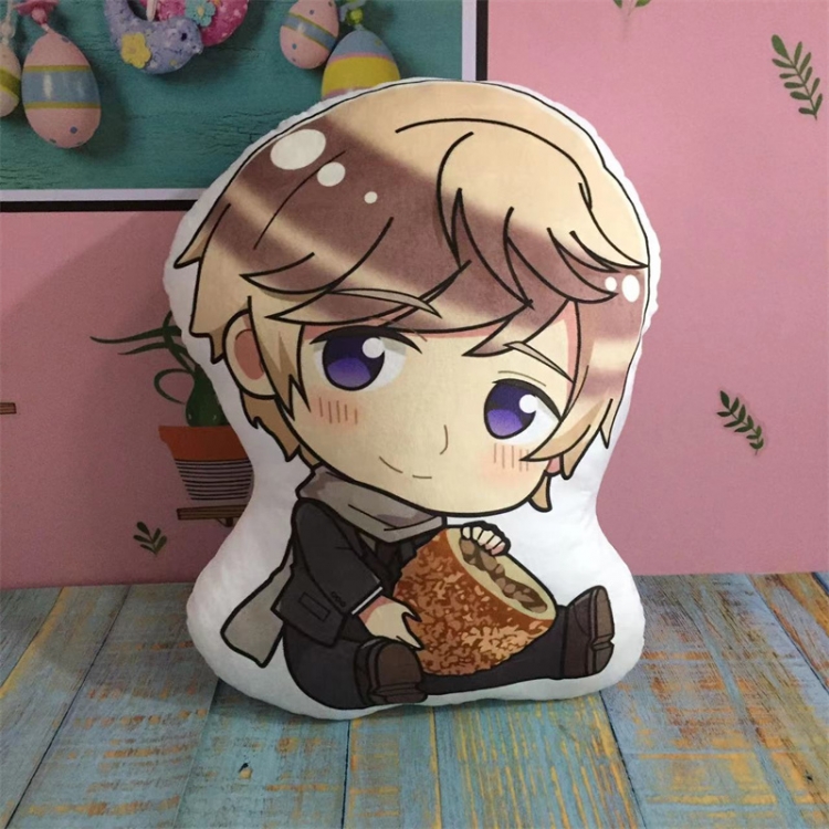 Hetalia Anime Double Sided Color Pattern Heterosexual Pillow Cushion