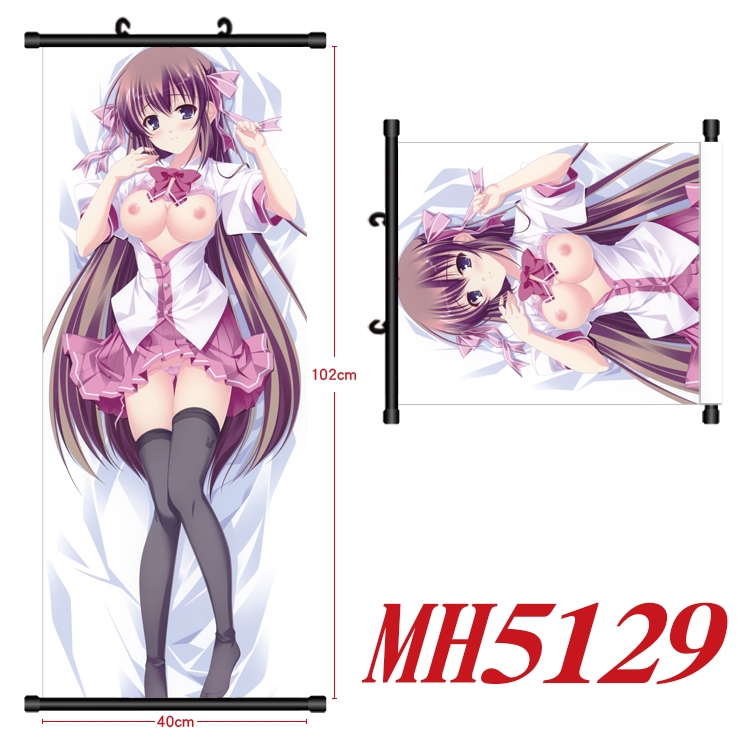 Angel Beats! Anime black Plastic rod Cloth painting Wall Scroll 40X102CM MH5129