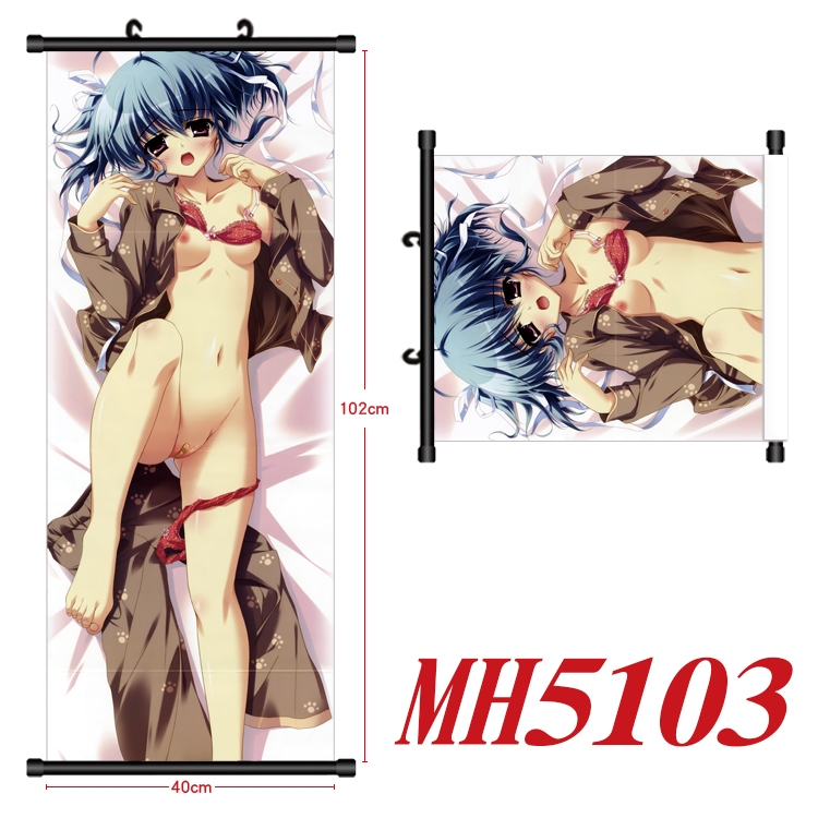 Tolove Anime black Plastic rod Cloth painting Wall Scroll 40X102CM  MH5103