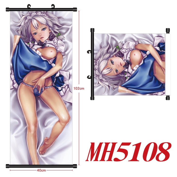 Tolove Anime black Plastic rod Cloth painting Wall Scroll 40X102CM  MH5108