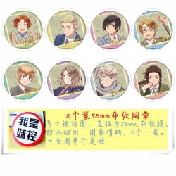 Hetalia  Anime round Badge clo...