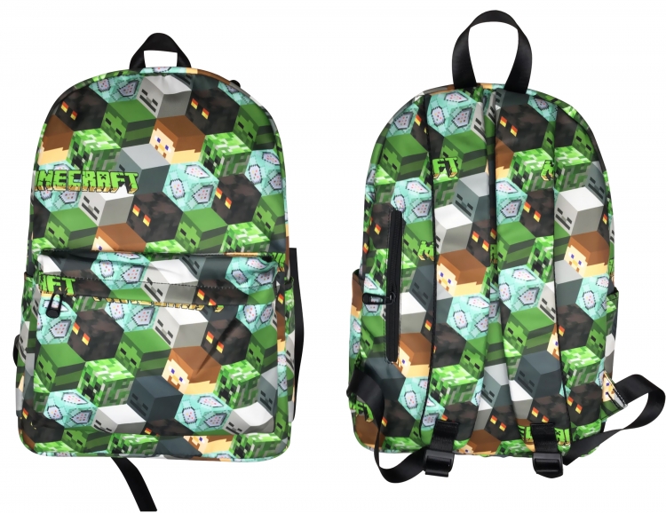 Minecraft Anime Peripheral Printing Student Backpack School Bag Backpack