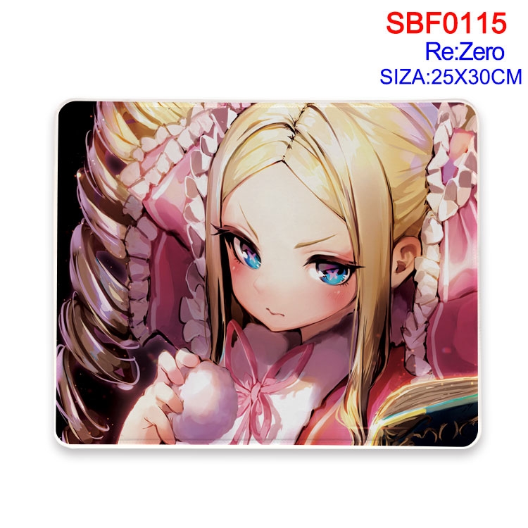 Re:Zero kara Hajimeru Isekai Seikatsu Anime peripheral mouse pad 25X30CM SBF-115