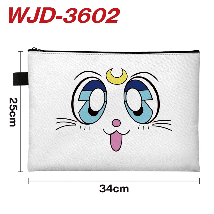 sailormoon Anime Peripheral Full Color A4 File Bag 34x25cm WJD-3602