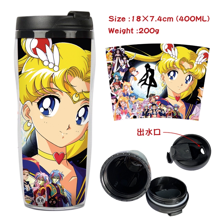  sailormoon Anime Starbucks Leakproof Insulated Cup 18X7.4CM 400ML