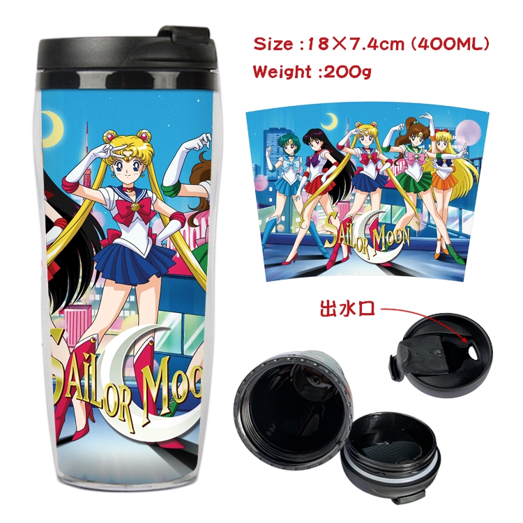  sailormoon Anime Starbucks Leakproof Insulated Cup 18X7.4CM 400ML