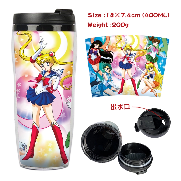  sailormoon Anime Starbucks Leakproof Insulated Cup 18X7.4CM 400ML