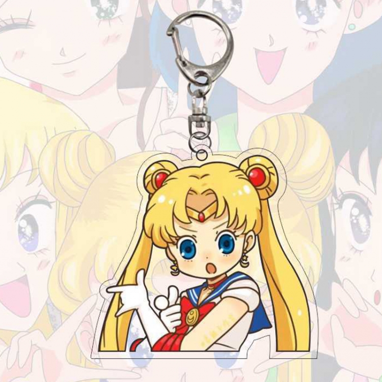 sailormoon Anime Acrylic Keychain Charm  price for 5 pcs 12647