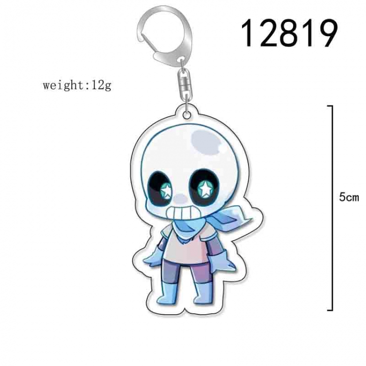 Undertale Anime Acrylic Keychain Charm price for 5 pcs 12819