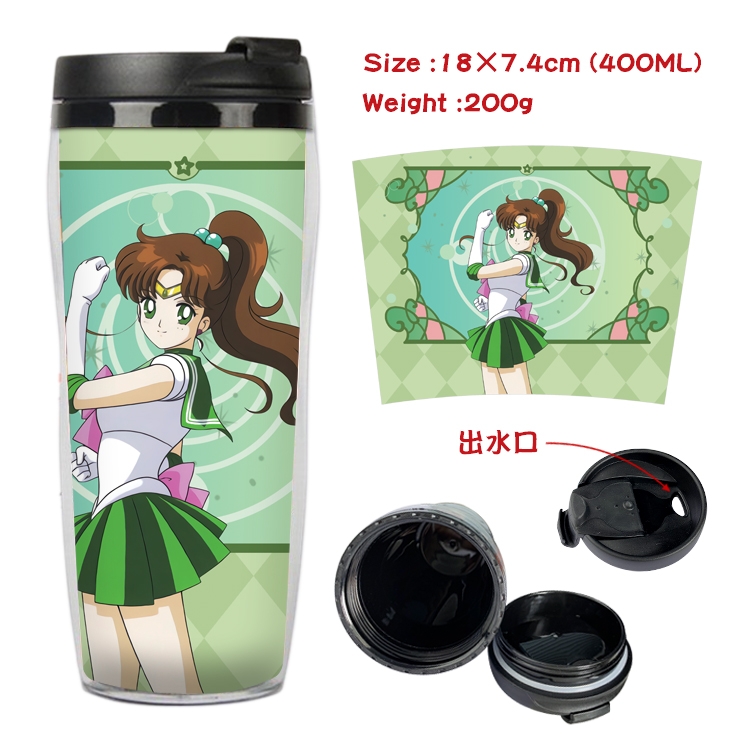  sailormoon Anime Starbucks Leakproof Insulated Cup 18X7.4CM 400ML