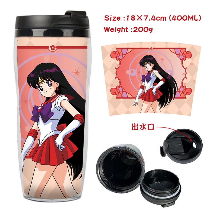  sailormoon Anime Starbucks Leakproof Insulated Cup 18X7.4CM 400ML