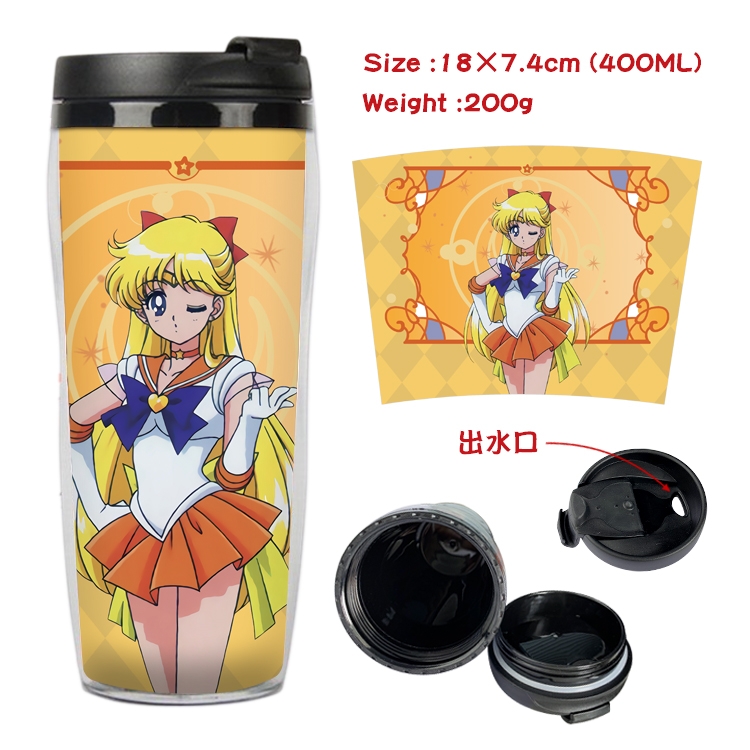  sailormoon Anime Starbucks Leakproof Insulated Cup 18X7.4CM 400ML