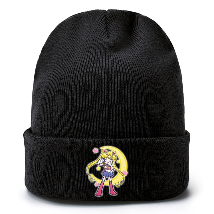 sailormoon Anime knitted hat wool hat head circumference 40-80cm