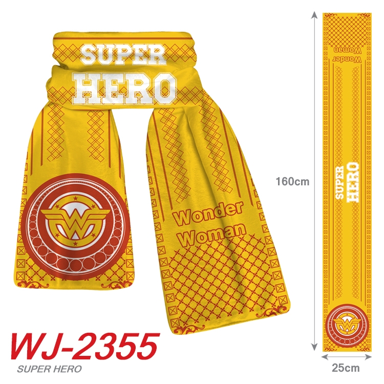 wonder woman  Anime Plush Impression Scarf Neck 25x160cm WJ-2355