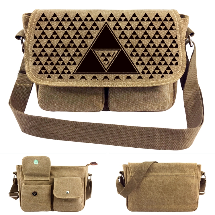 The Legend of Zelda Anime peripheral canvas shoulder bag shoulder bag 7x28x20cm