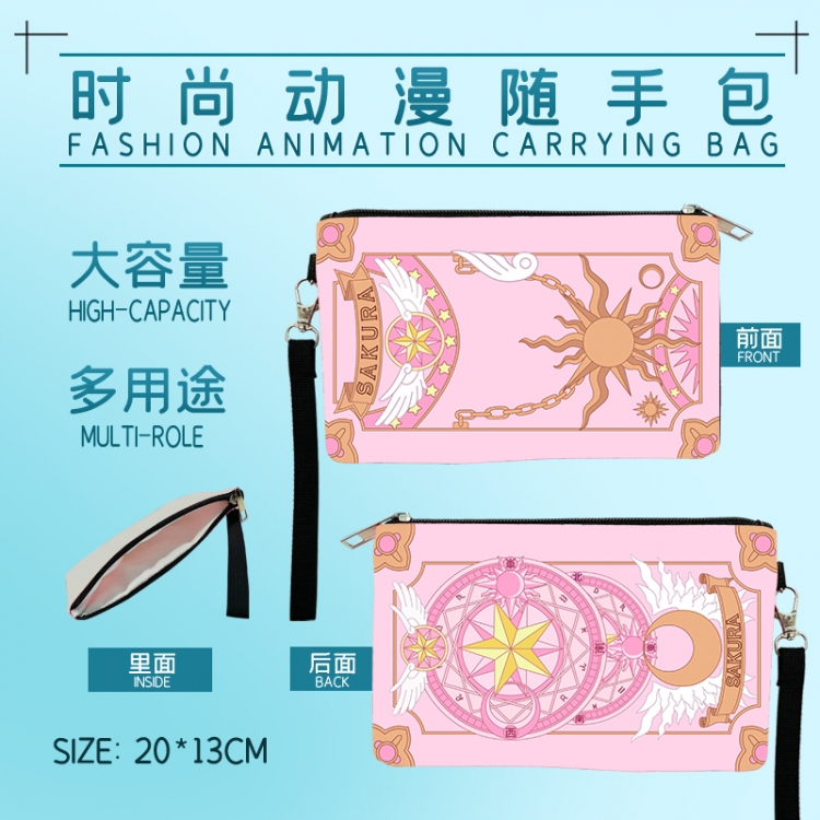 sailormoon Fashion Anime Large-capacity Handbag Painting Cosmetic Bag Pencil Case 20x13cm