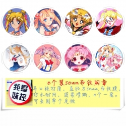 sailormoon Anime round Badge c...