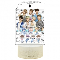 BTS Color Acrylic Night Light ...