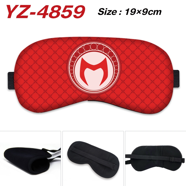 Superhero Movie animation ice cotton eye mask without ice bag price for 5 pcs YZ-4859