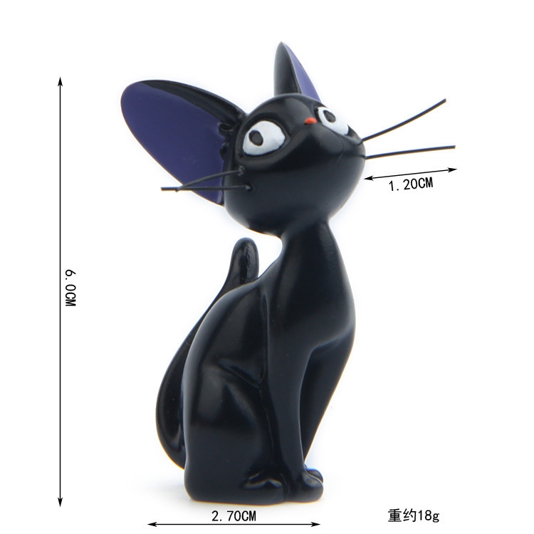 Black Cat Hand made DIY cake decorative gardening decorations Figure