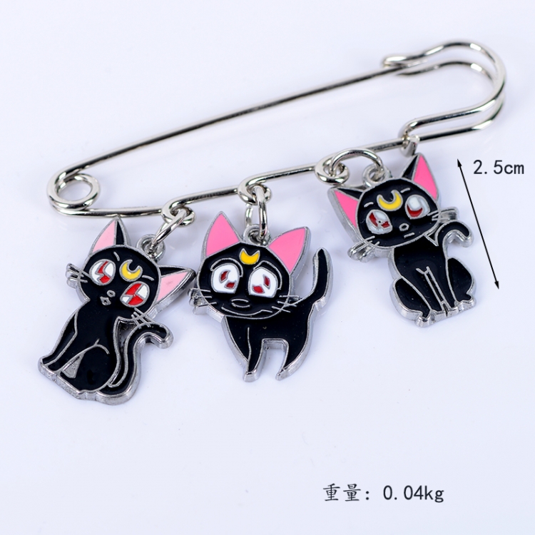 sailormoon Anime metal brooch bag accessories pants waist clip price for 5 pcs