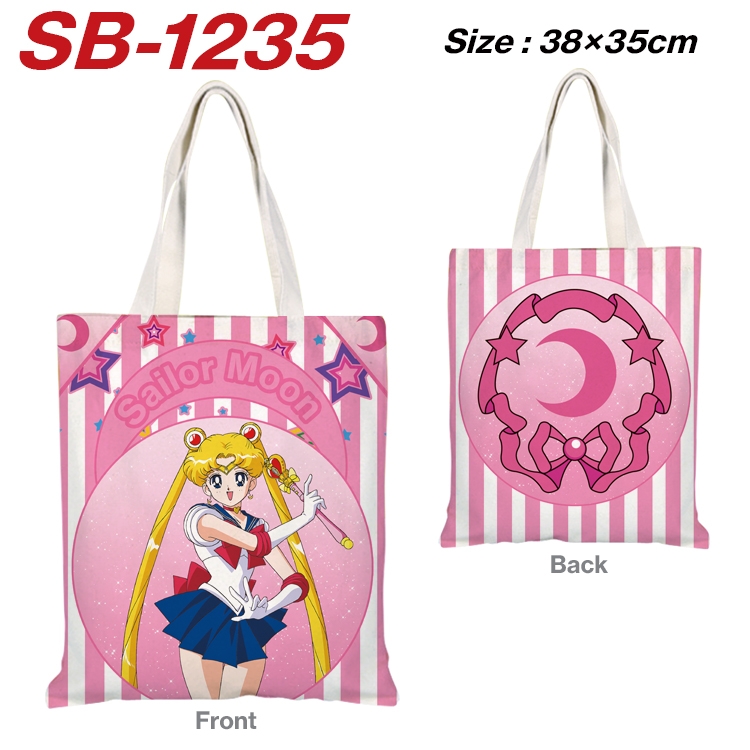 sailormoon Anime Canvas Handheld Shoulder Bag Handbag Shopping Bag 38X35CM SB-1235