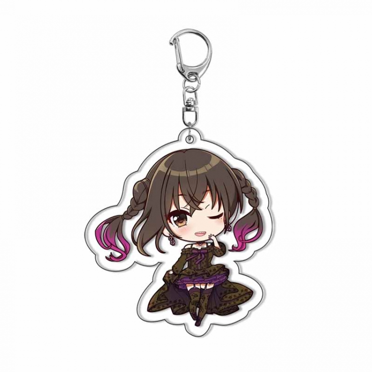 The Idol Master Anime Acrylic Keychain Charm price for 5 pcs 9151