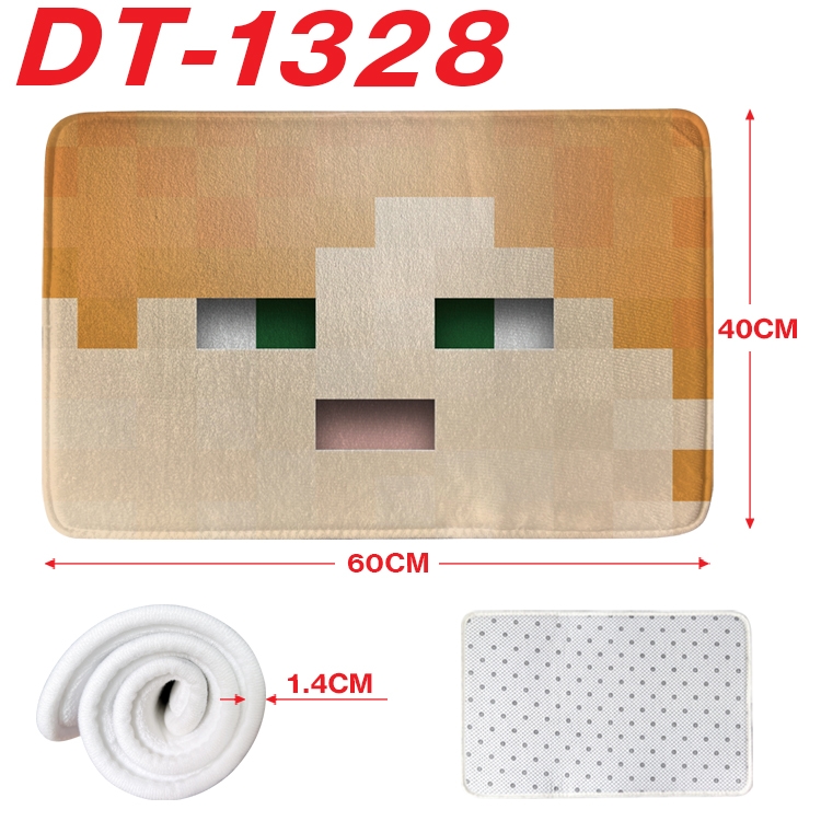 Minecraft Animation full-color carpet floor mat 40x60X1.4cm DT-1328